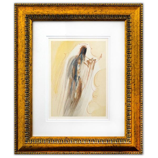 Salvador Dali- Original Color Woodcut on B.F.K. Rives Paper "Paradise 29"