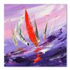 Image 1 : Natalia Sinkovsky, "Full of Joy" Original Acrylic Painting on Canvas, Hand Signed with Letter of Aut