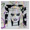 Image 1 : Gail Rodgers, "Barbie" Hand Signed Original Hand Pulled Silkscreen Mixed Media on Canvas with Letter