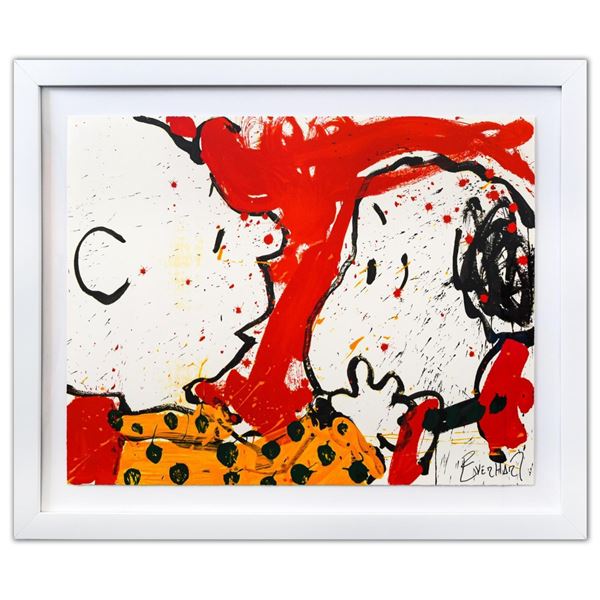 Tom Everhart- Hand Pulled Original Lithograph "Doogie Dearest"