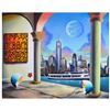 Image 1 : Ferjo, "Ny Freedom" Original Painting on Canvas, Hand Signed with Letter of Authenticity.