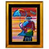 Image 1 : Peter Max- Original Mixed Media "Umbrella Man"