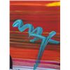 Image 3 : Peter Max- Original Mixed Media "Umbrella Man"