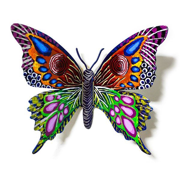 Patricia Govezensky- Original Painting on Cutout Steel "Butterfly CLX"