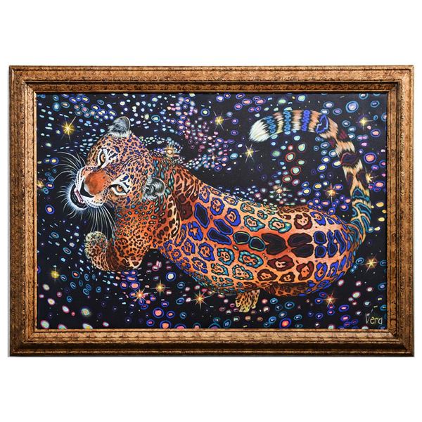 Vera V. Goncharenko- Original Giclee on Canvas "Strong Tiger"