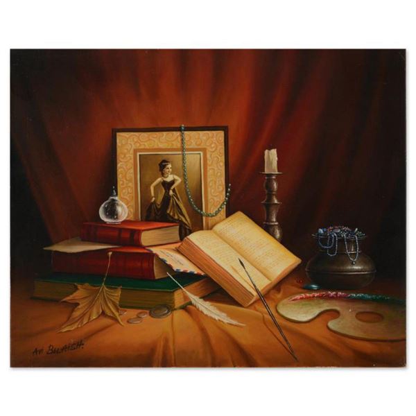 Avi Belaish, Original Acrylic Painting on Canvas, Hand Signed with Letter Authenticity.