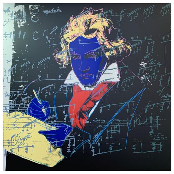Andy Warhol "Beethoven" Limited Edition Silk Screen Print from Sunday B Morning.