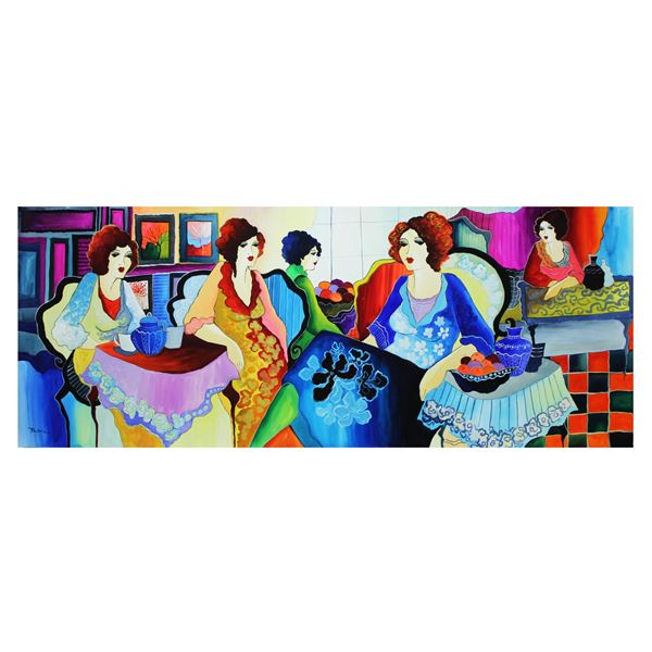 Patricia Govezensky- Original Watercolor "Girls Power"