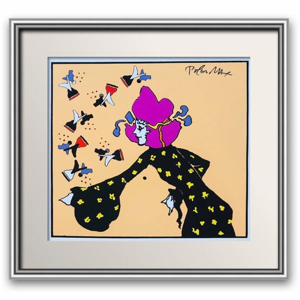 Peter Max- Original Vintage hand pulled Serigraph on paper  "Untitled"