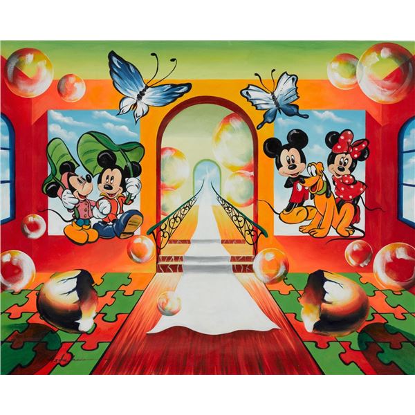 Alexander Astahov- Original Giclee on Canvas "White Carpet"