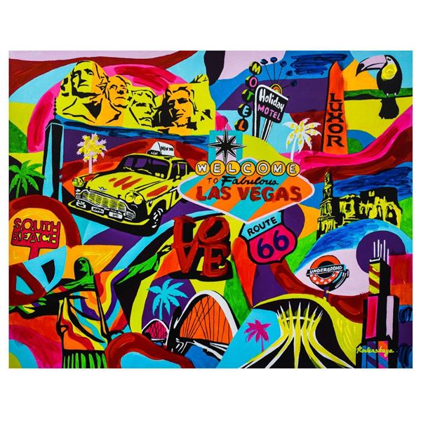 Nastya Rovenskaya- Mixed Media "Casino Life"