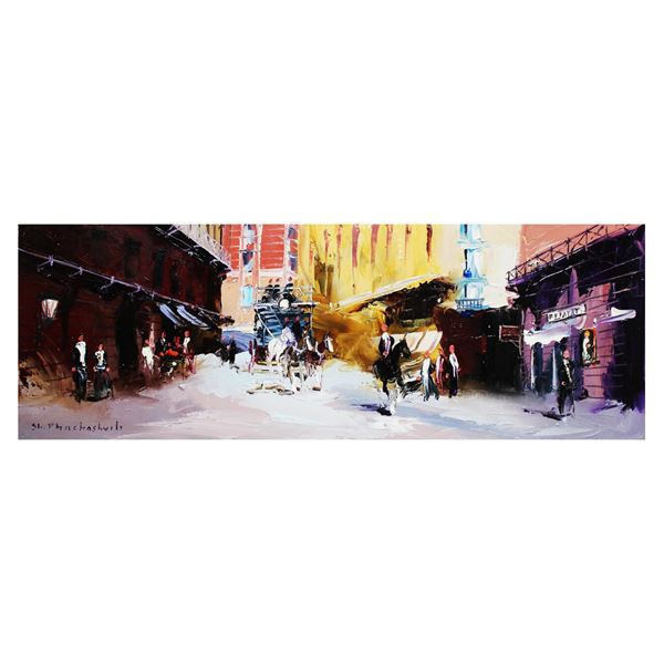 Shalva Phachoshvili- Original Oil on Canvas "Day Life"