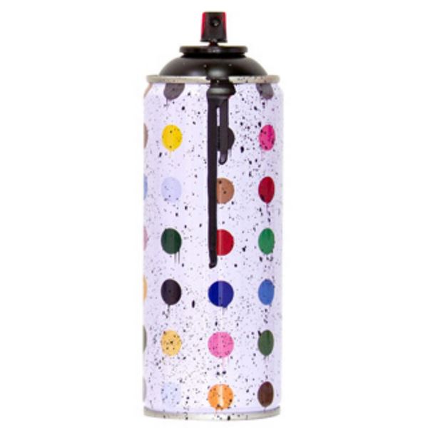 Mr. Brainwash- SPRAY CAN "HIRST DOTS, 2020"