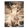 Image 1 : Ringo (Protege of Andy Warhol's Apprentice, Steve Kaufman), "Ten Commandments" One-of-a-Kind Hand Pu