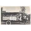Image 1 : Boynton's Market Delivery Truck Displaying Products Photo Postcard