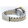 Image 7 : Rolex Ladies 2 Tone Gray & Pyramid Diamond Oyster Perpetual Datejust Wriswatch 2