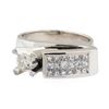 Image 2 : 1.29 ctw Diamond Ring - 14KT White Gold