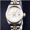 Image 1 : Rolex Ladies 2 Tone White Index Datejust Oyster Perpetual Wristwatch 26MM