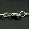 Image 6 : 14k White Gold 8 ctw 8 Station Amethyst by the Yard 20" Cable Link Chain Necklac