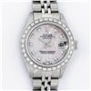 Image 1 : Rolex Ladies Stainless Steel Pink MOP Diamond 26MM Oyster Perpetaul Datejust