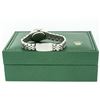 Image 8 : Rolex Ladies Stainless Steel 26MM Green Vignette Diamond Oyster Perpetual Dateju