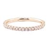 Image 1 : 0.60 ctw Diamond Eternity Ring - 14KT Rose Gold