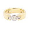 Image 2 : 0.26 ctw Diamond Ring - 14KT Yellow And White Gold