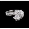 Image 1 : 0.76 ctw Diamond Ring - 14KT White Gold