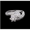 Image 2 : 0.76 ctw Diamond Ring - 14KT White Gold