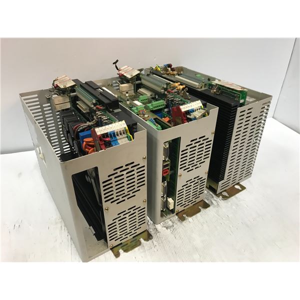 (3) - Allen-Bradley 8520-4S10A, 8520-1S5A-BAT-EX4-T1-Y-4-5-7 1-AXIS 5KW System Modules