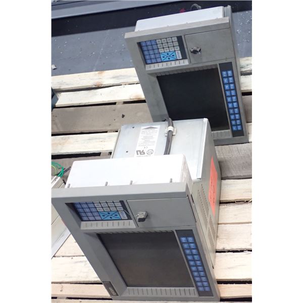 Lot of (2) XYCOM #9403 PANEL MONITORS