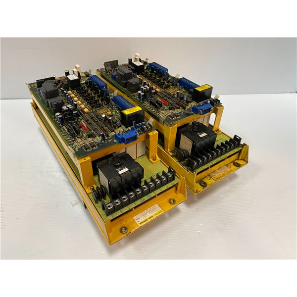 (2) FANUC A06B-6058-H006 SERVO AMPLIFIERS