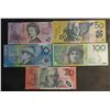 Image 2 : AUSTRALIA $5 to $100. 1997. Macfarlane-Evans. 1ST PREFIX "AA97" - MATCHED NO SET OF 5