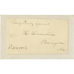 Hannibal Hamlin Signature