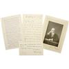 Image 1 : Lot of Three 19th Century Author Signatures