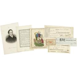 Lot of 19th Century Ephemera