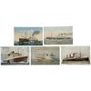 Image 4 : Lot of 20 Vintage Post Cards Picturing Ships