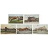 Image 1 : 20 Vintage Post Cards Picturing Railroad Depots