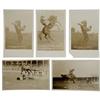 Image 1 : 10 Vintage Post Cards Picturing Rodeo Cowboys