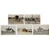 Image 2 : 10 Vintage Post Cards Picturing Rodeo Cowboys