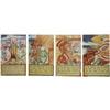 Image 1 : 12 Vintage Post Cards Picturing “The Three Pigs”