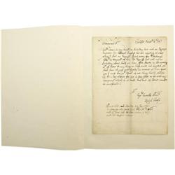 1688 British Military Letter