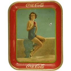 1933 Coca-Cola Tray Featuring Movie Star Francis