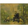 Image 1 : Beautiful, Unusual Framed Color Print of Lincoln