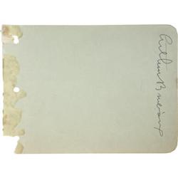 Arthur Brisbane Signature