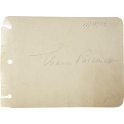 Eleanor Roosevelt Signature, 1934