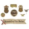Image 1 : Lot of Eight Patriotic and Political Pins