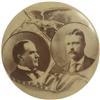 Image 1 : McKinley & Roosevelt: 1 ¼” Sepia Jugate.