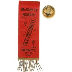 McKinley & Hobart: Ribbon and Pin.