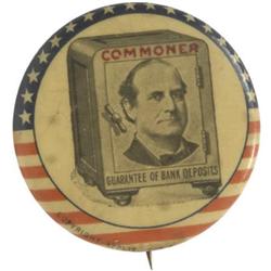 William Jennings Bryan Campaign Button